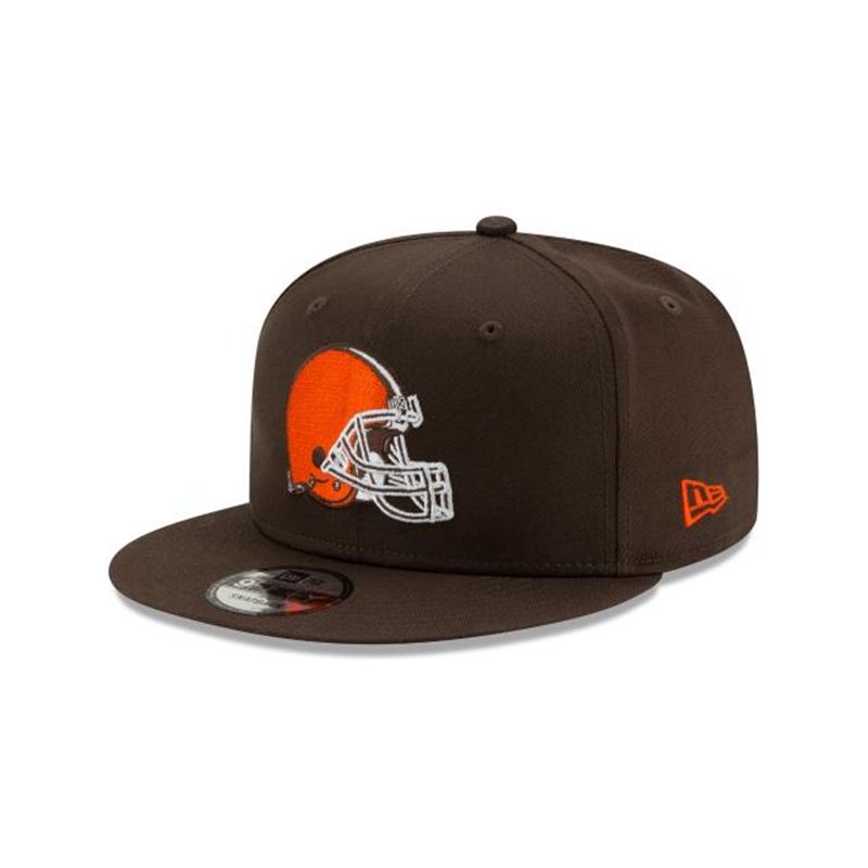 NFL Cleveland Browns Basic 9Fifty Snapback (ZKJ9237) - Brown New Era Caps